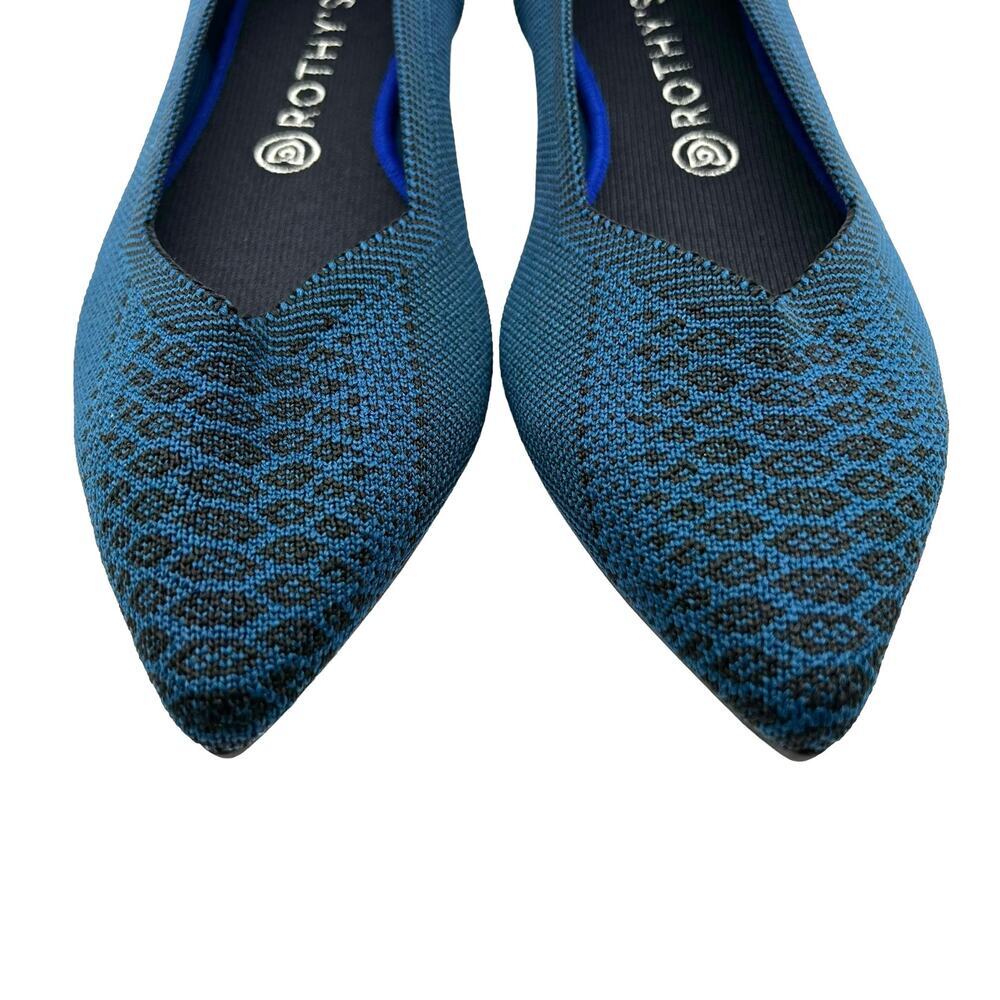 Rothy’s The Point Deep Teal Python Retired Unicor… - image 3